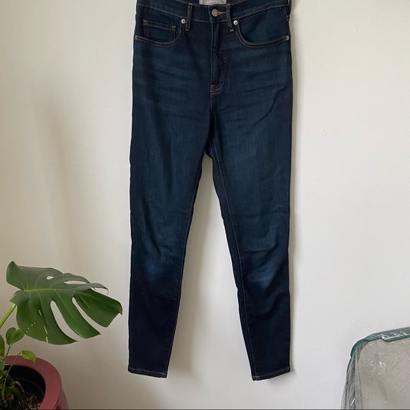 Everlane | high waisted skinny jean dark wash TALL - Picture 9 of 11
